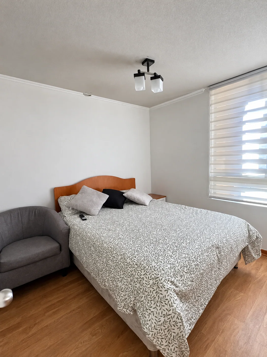 Dormitorio del departamento 2 en Santiago Centro
